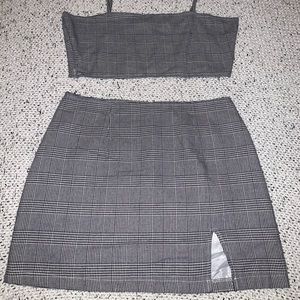 Crop Top & Skirt Set